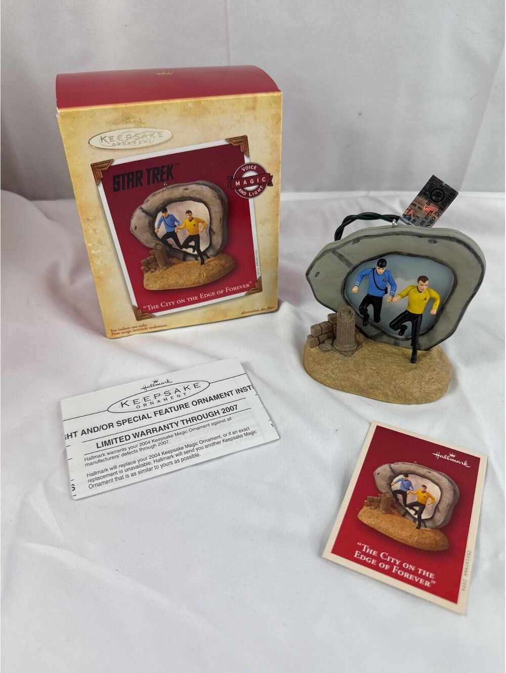 HALLMARK KEEPSAKE Christmas Ornament STAR TREK The City On The Edge Of Forever